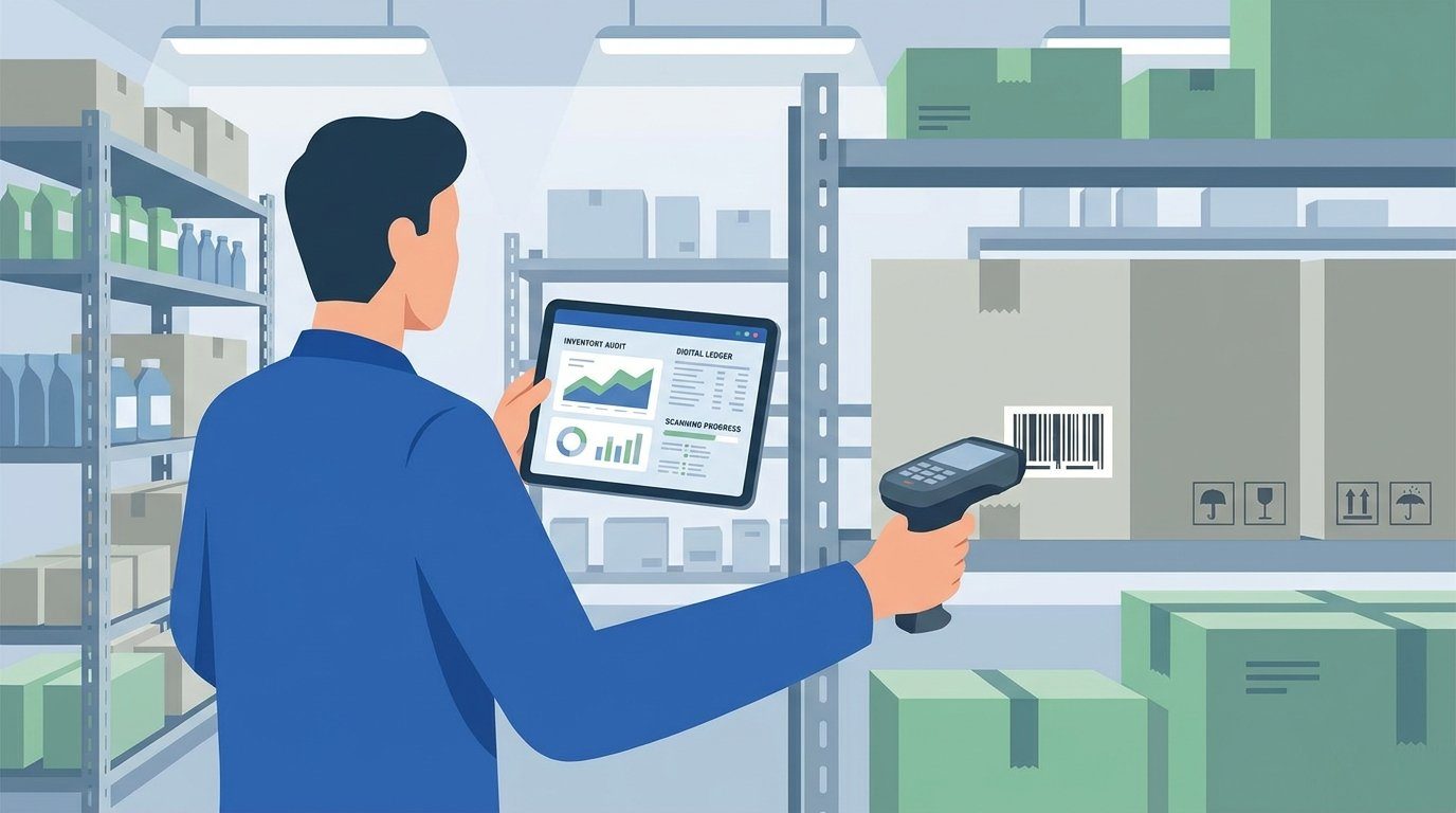 Retail audit framework visualizing inventory shrinkage sources and impact